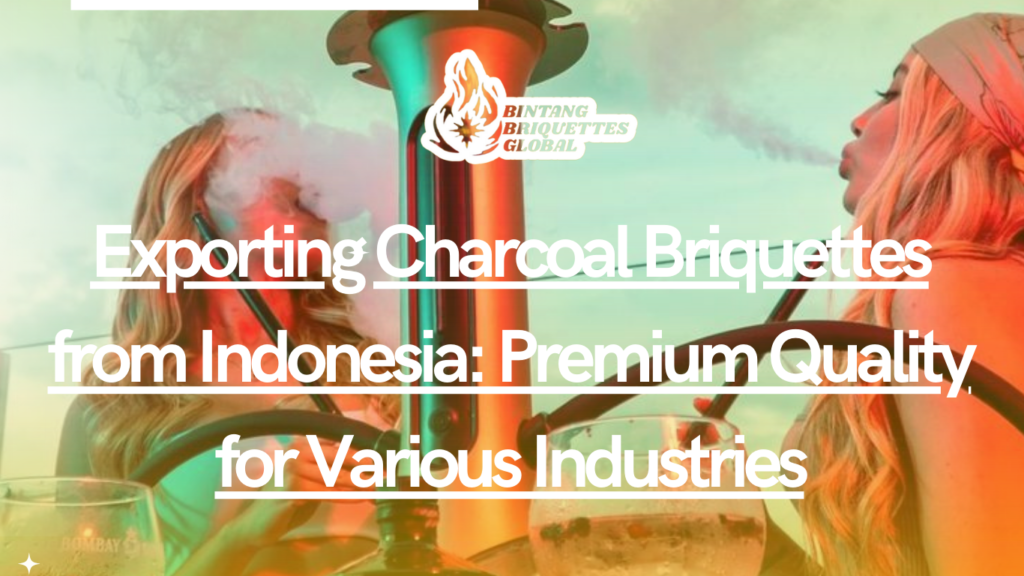 Exporting Charcoal Briquettes from Indonesia Premium Quality for Various Industries