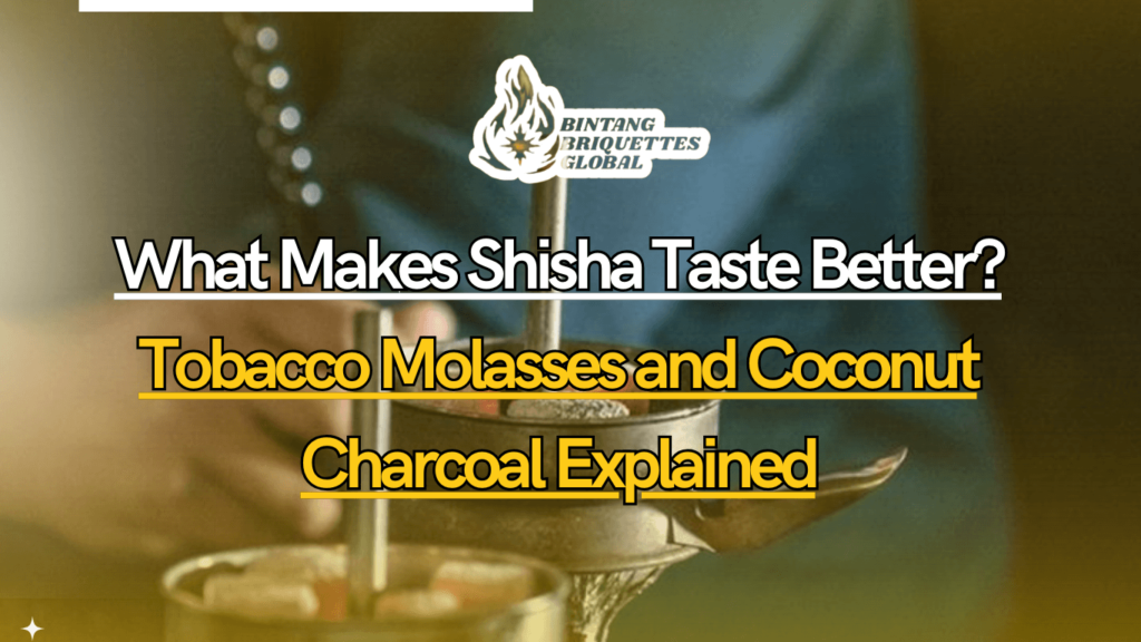 Coconut charcoal burning over flavored shisha tobacco molasses in a hookah bowl.
