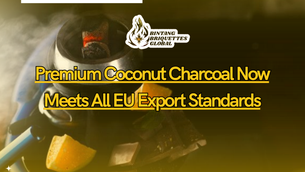EU-Compliant Premium Coconut Shell Charcoal Briquettes