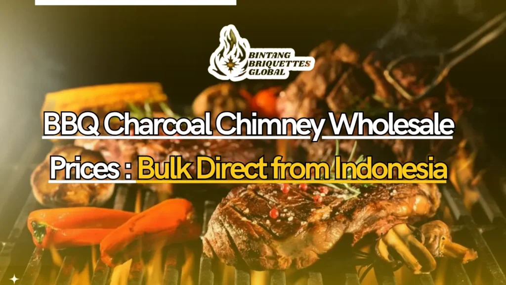 Stacks of BBQ charcoal chimney starters ready for export from Indonesia