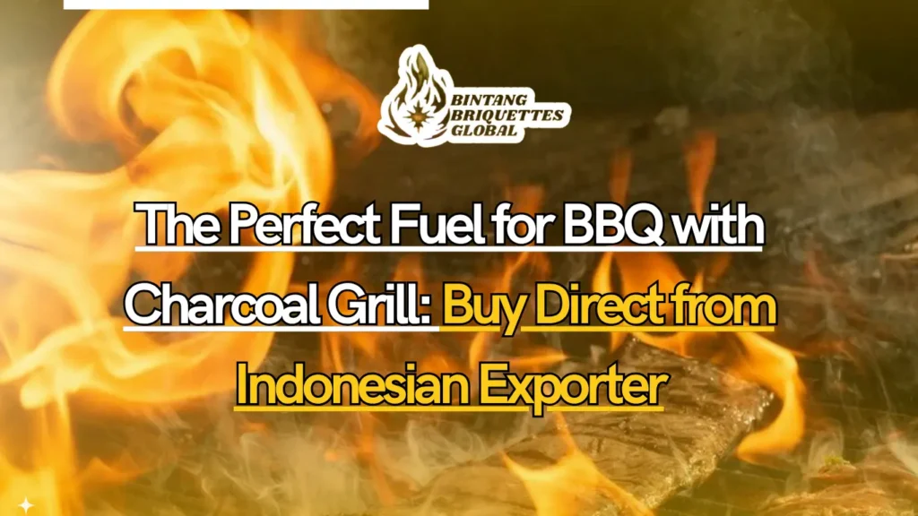 Export-ready coconut charcoal briquettes packed in branded boxes from Bintang Briquettes