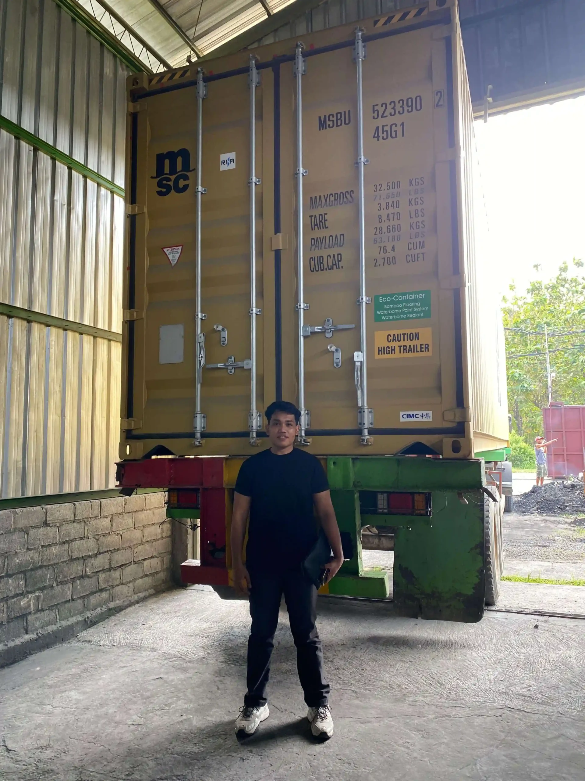 Professional portrait of the founder of Bintang Briquettes, an expert in coconut shell charcoal