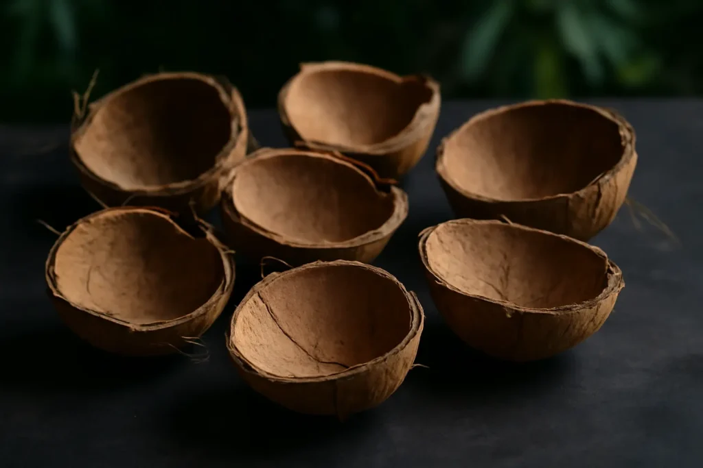 Proper selection of coconut shells based on age, density, and origin determines the final performance of shisha charcoal briquettes.
