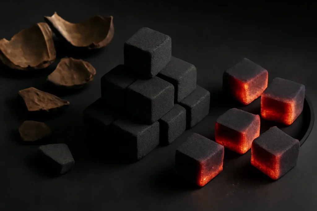High-quality coconut shisha charcoal starts with the right raw shells, ensuring optimal heat, burn time, and clean ash for lounges and home use.