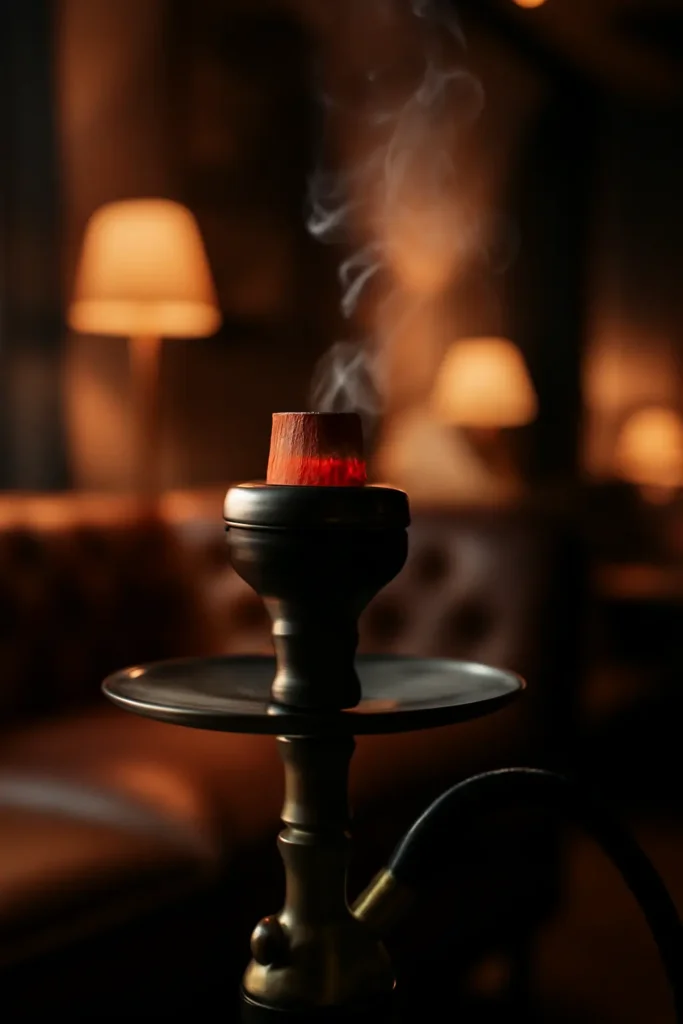Image representing the importance of Coconut Shell Shisha Charcoal in modern hookah culture, showing clean-burning, dense charcoal cubes produced by Bintang Briquettes.