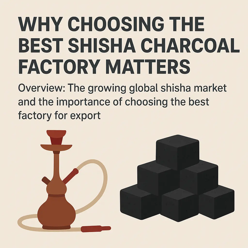 What makes the best shisha charcoal factory for export? Key qualities such as raw material sourcing, advanced production methods, and sustainability set top factories apart.