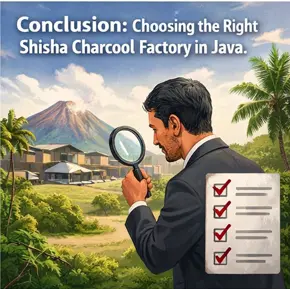 Selecting the right shisha charcoal factory in Java ensures stable quality, export reliability, and long-term success in the premium shisha market.