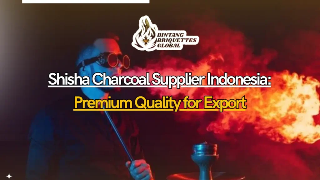 High-quality Indonesian coconut shisha charcoal briquettes ready for export with premium packaging
